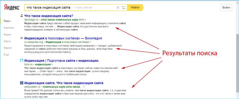 Значение индексирования для SEO и сайтов