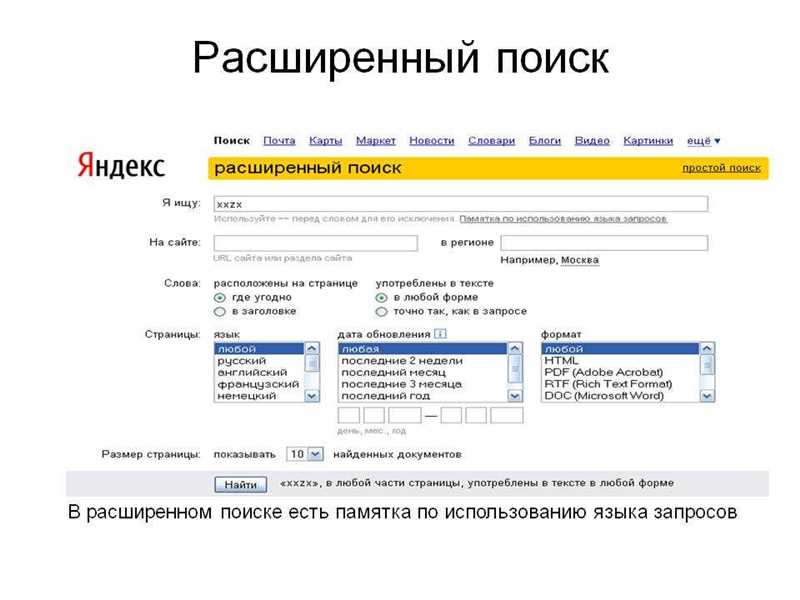 Ранжирование страниц в поисковой выдаче Яндекса